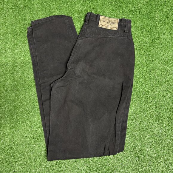 Rockies Other - Rockies Jean Wear Black Designer Jeans Men’s 30x36 Straight‑Leg Denim